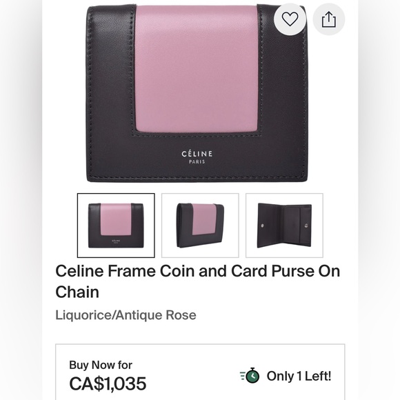 Authentic Celine Frame leather crossbody - Picture 11 of 12